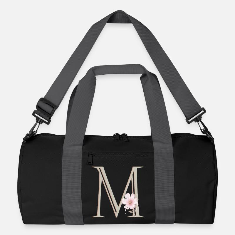 Florales Monogramm M Recycelte Duffel Bag