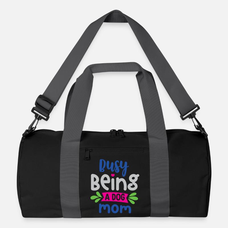 Beschäftigt, eine Hundemama zu sein Recycelte Duffel Bag