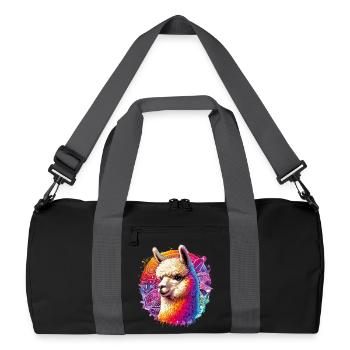 Alpaga - Sac de sport recyclé - noir/gris graphite - Devant