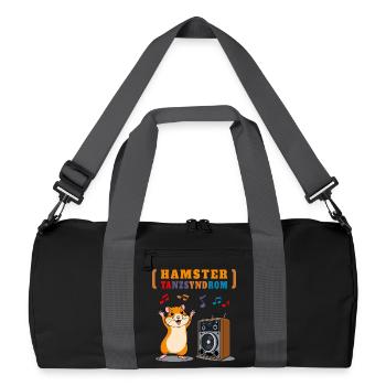Syndrome de la danse du hamster - Sac de sport recyclé - noir/gris graphite - Devant