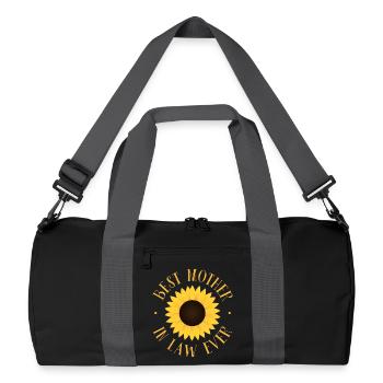 Best Mother in Law Ever - Recycled Duffel Bag - black/graphite grey - Front