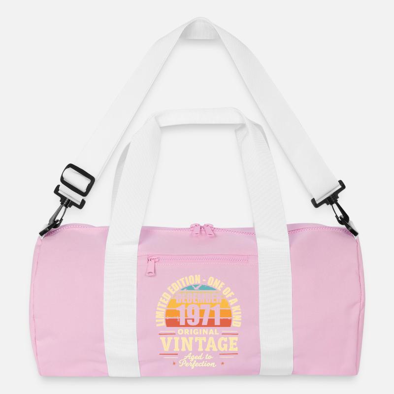 Geburtstagsfeier Dezember 1971 - Dezember 1971 Recycelte Duffel Bag