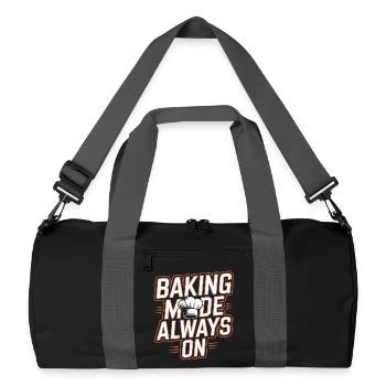 Mode de cuisson toujours activé - Sac de sport recyclé - noir/gris graphite - Devant