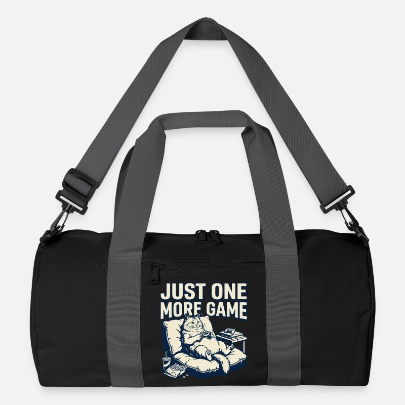 Nur noch ein Spiel Katzenlounge Recycelte Duffel Bag
