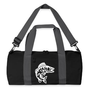 Pike Fish - Recycled Duffel Bag - black/graphite grey - Front