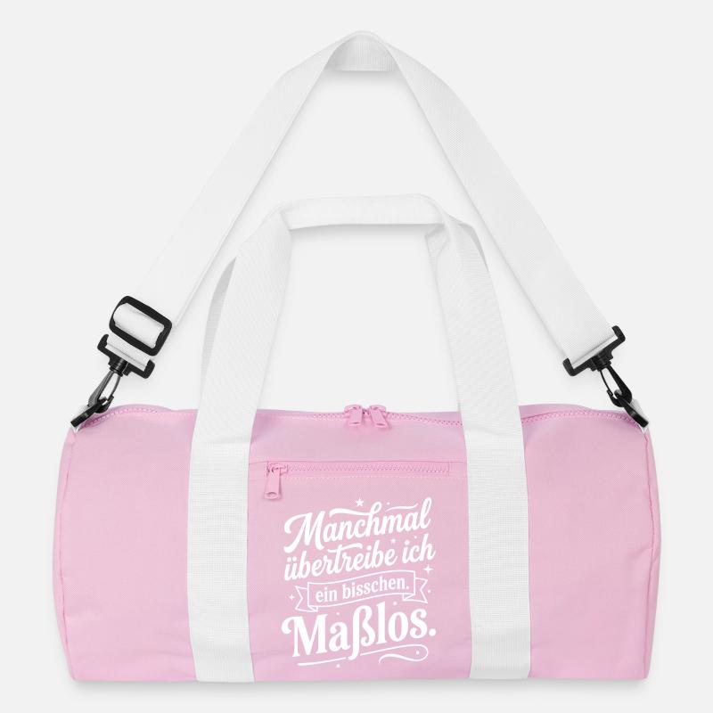 Manchmal übertreibe ich ein bisschen maßlos Recycelte Duffel Bag