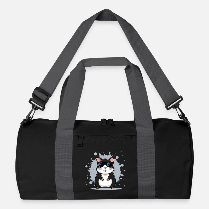 Hamster-Sonnenbrille Recycelte Duffel Bag