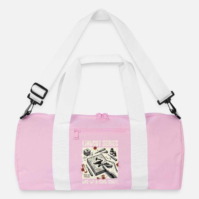 Linocut Series Recycelte Duffel Bag
