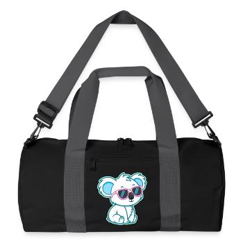 Koala White Chill Sonnenbrille - Recycelte Duffel Bag - Schwarz/Graphitgrau - Vorne