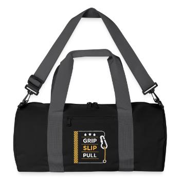 Grip Slip Sweater Rope - Recycled Duffel Bag - black/graphite grey - Front