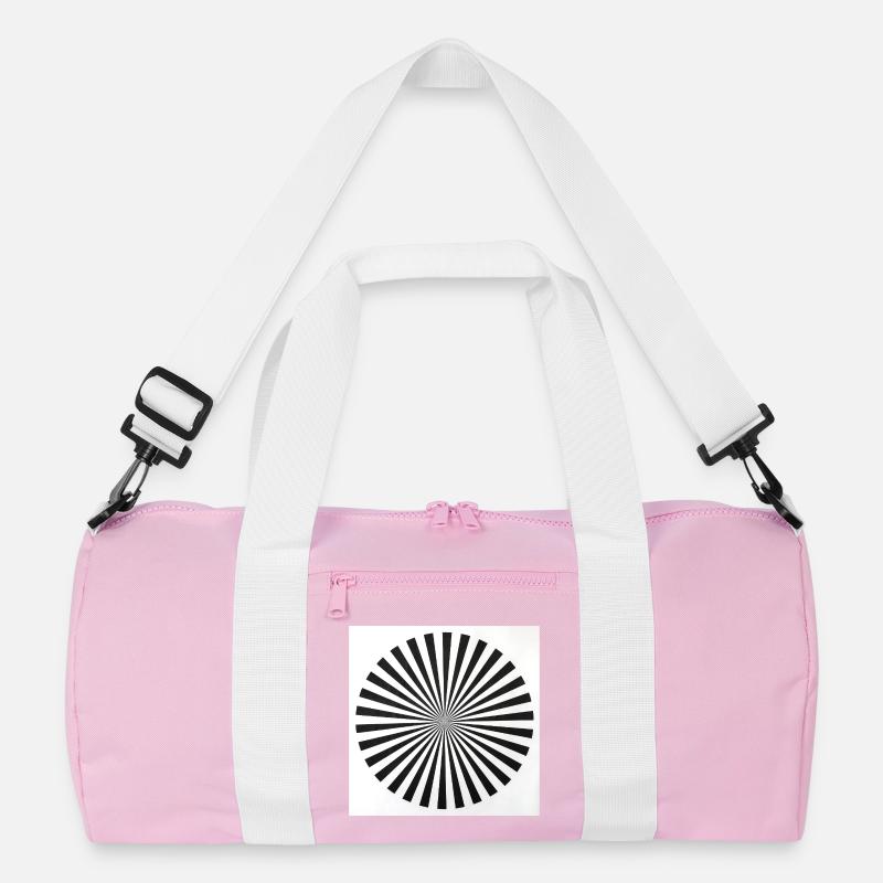 Radiale Optische Täuschung Recycelte Duffel Bag