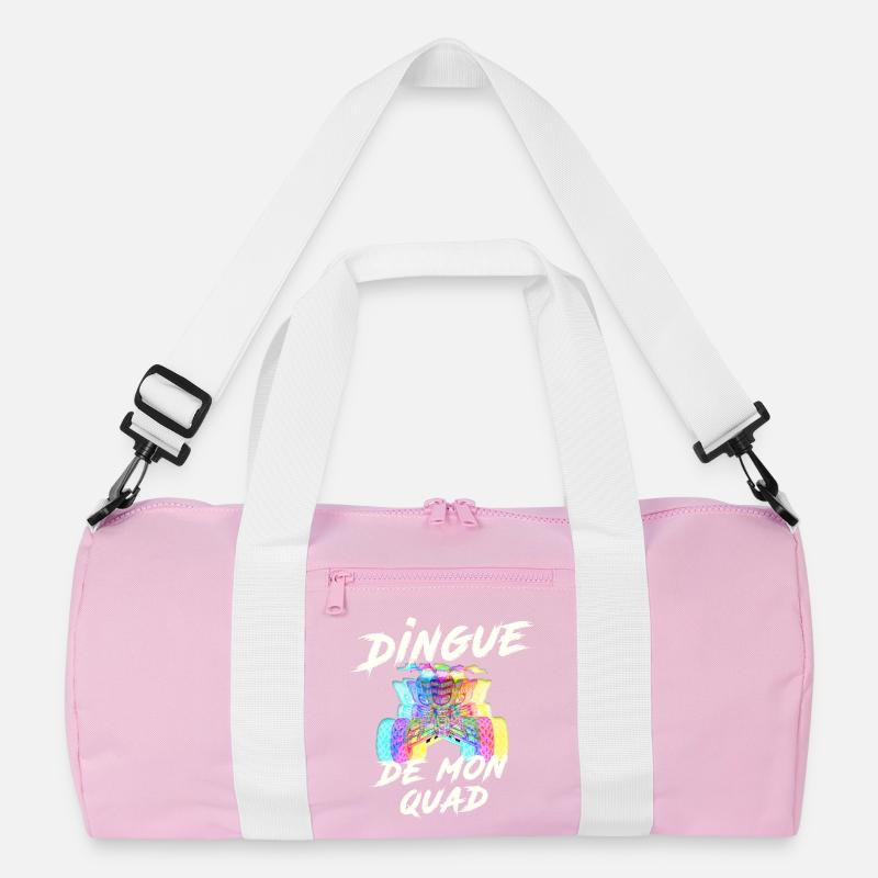 Quad : T-shirt dingue de quad, quad multicolore Sac de sport recyclé