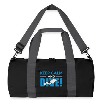 Plongée sous-marine - Sac de sport recyclé - noir/gris graphite - Devant