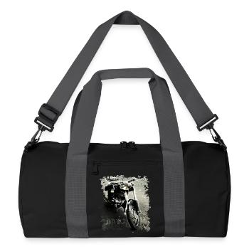 Moto MZ RT 125 Zschopau GDR - Sac de sport recyclé - noir/gris graphite - Devant