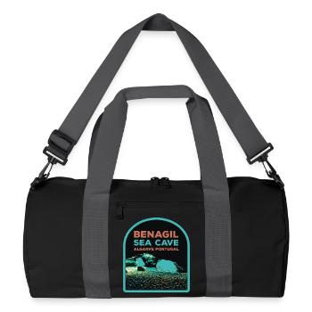 Célèbre Grotte Marine de Benagil, Algarve Portugal - Sac de sport recyclé - noir/gris graphite - Devant