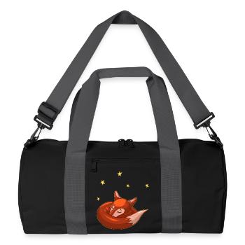 Fox - Recycled Duffel Bag - black/graphite grey - Front