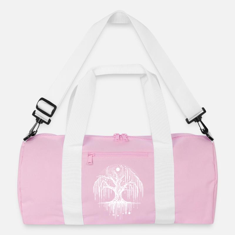 Digitaler Lebensbaum Schaltkreis Design Recycelte Duffel Bag