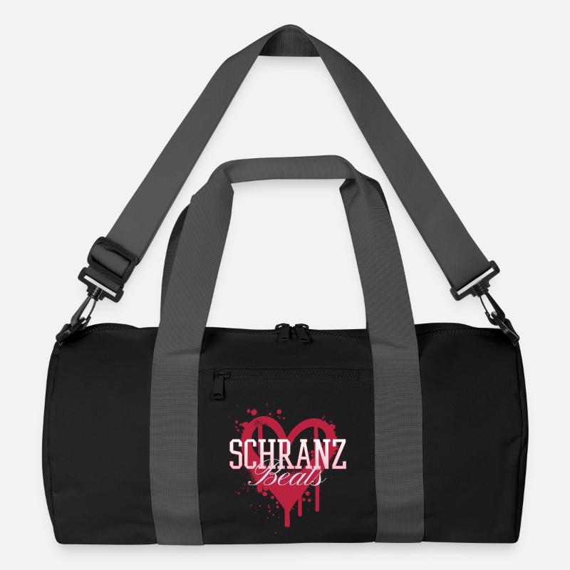 Schranz Beats Techno Rave Recycelte Duffel Bag