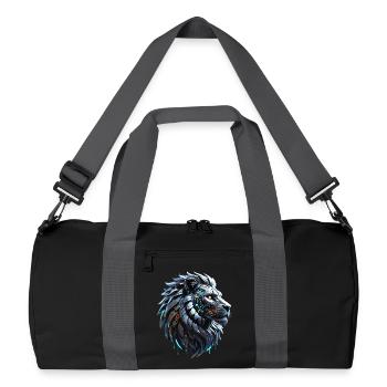 Un adorable défilé d’oiseaux de dessin animé - Sac de sport recyclé - noir/gris graphite - Devant