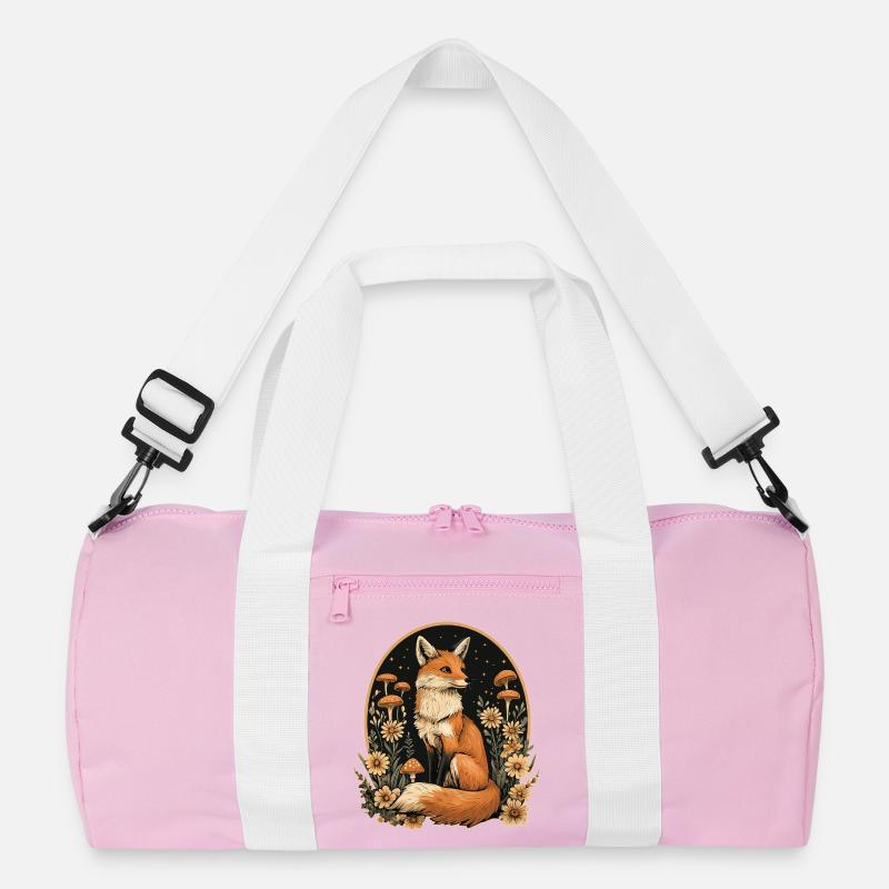 Fuchs Wald Pilze Recycelte Duffel Bag