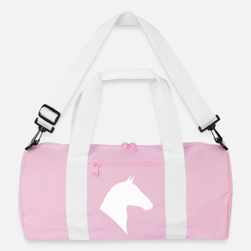 Pferdekopf Silhouette Recycelte Duffel Bag