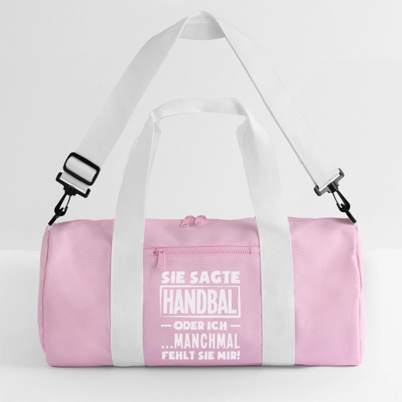 Handball oder ich – manchmal fehlt sie Recycelte Duffel Bag