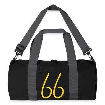 66 - Recycled Duffel Bag - black/graphite grey - Front