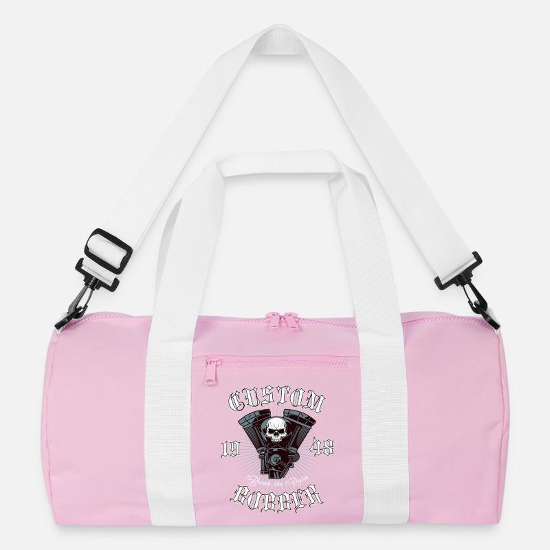 Bobber Chopper Motorrad Design Recycelte Duffel Bag