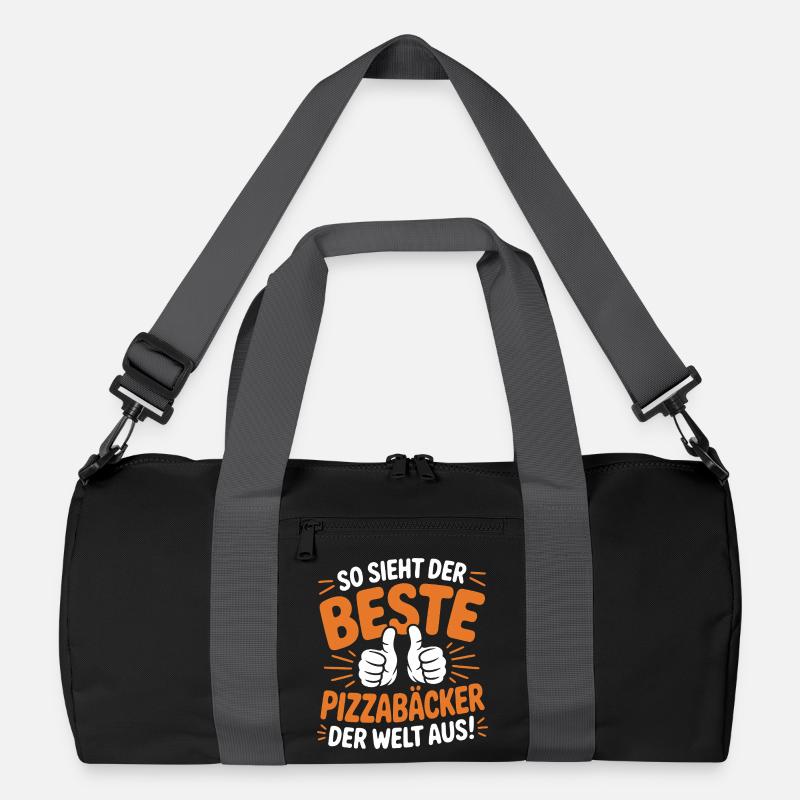 Pizzabäcker Geschenkidee Recycelte Duffel Bag