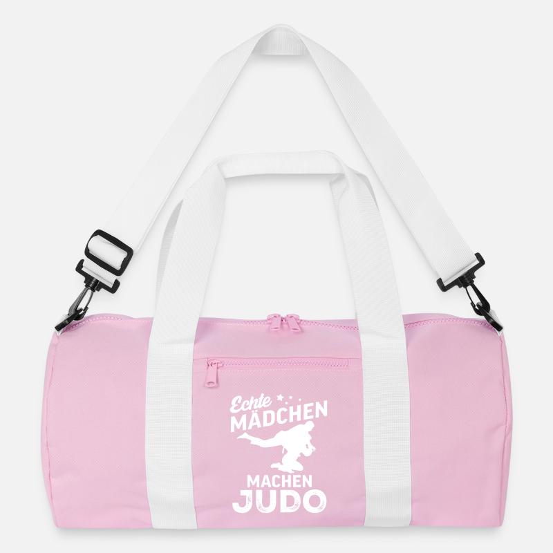 echte maedchen machen judo  Recycelte Duffel Bag