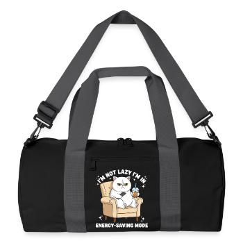 Mode économie d’énergie cathol - Sac de sport recyclé - noir/gris graphite - Devant