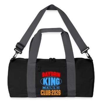 Malle 2026 Daydrin KING Malle Club 2026 - Recycelte Duffel Bag - Schwarz/Graphitgrau - Vorne