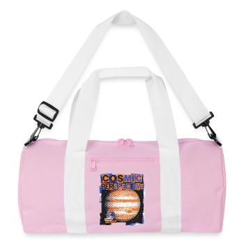 Cosmic Perspective - Recycled Duffel Bag - pink/white - Front