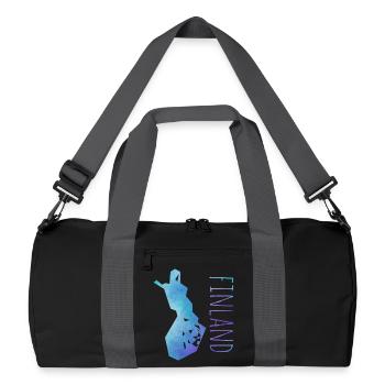 finland - Recycled Duffel Bag - black/graphite grey - Front