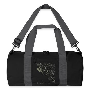 Klettern Bouldern - Recycelte Duffel Bag - Schwarz/Graphitgrau - Vorne