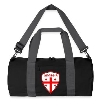 Géorgie Armoiries / Cadeaux Tbilissi - Sac de sport recyclé - noir/gris graphite - Devant