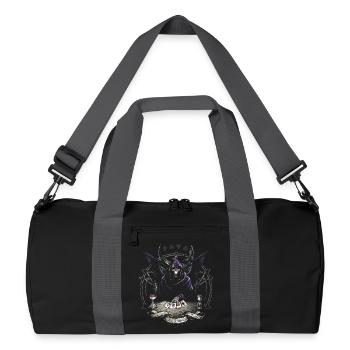 Alchemy England Aces of Death As De La Mort - Sac de sport recyclé - noir/gris graphite - Devant