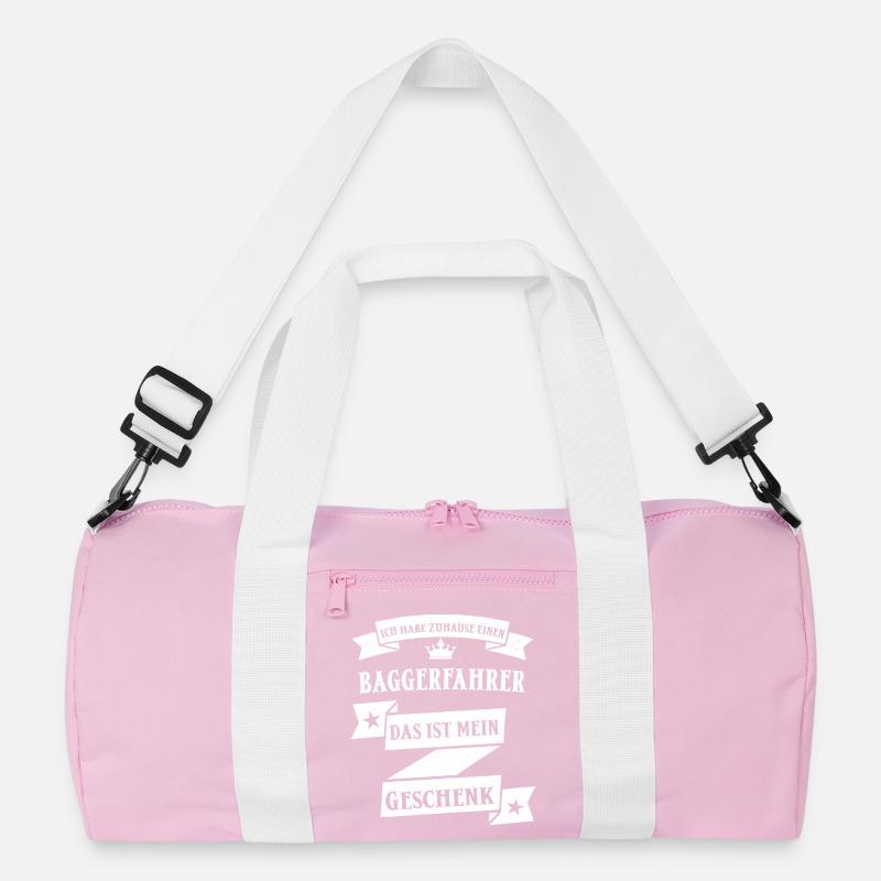 Lustiger Baggerfahrer Bagger Beruf Spruch Recycelte Duffel Bag