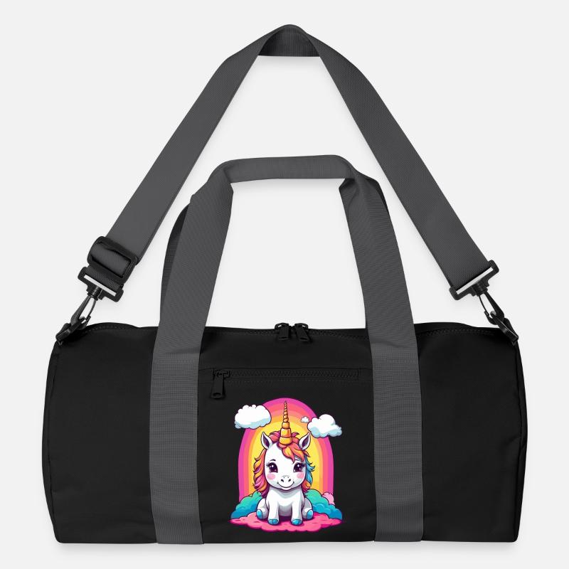 Süßes Baby Einhorn Recycelte Duffel Bag