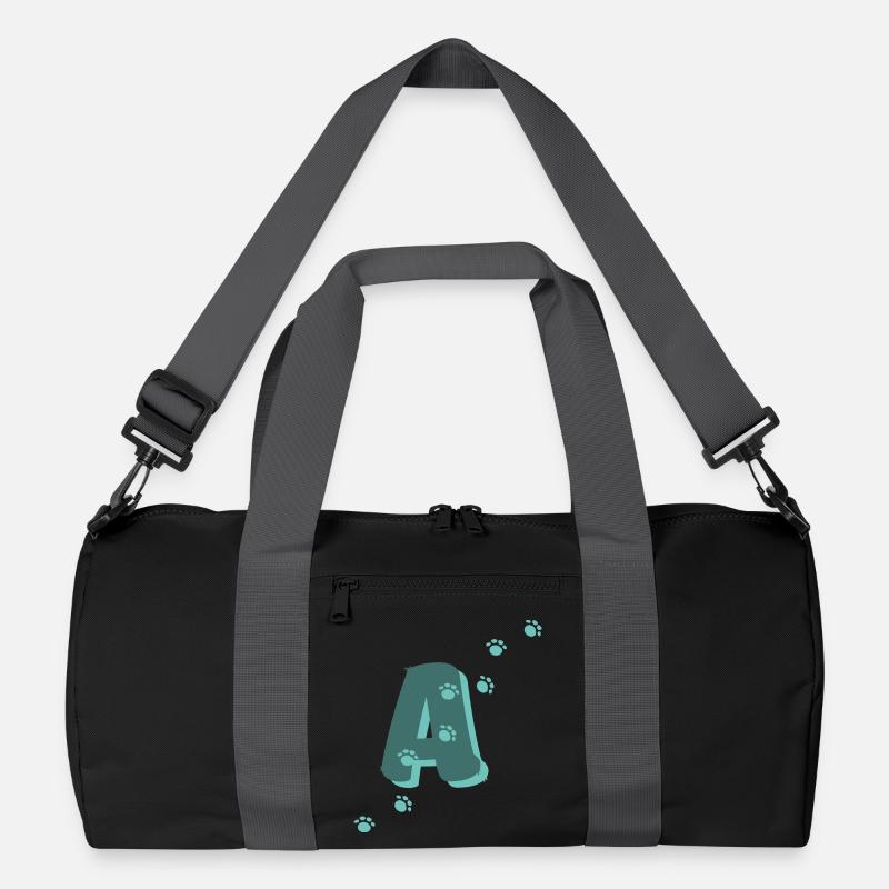 Paws Letter A Recycled Duffel Bag
