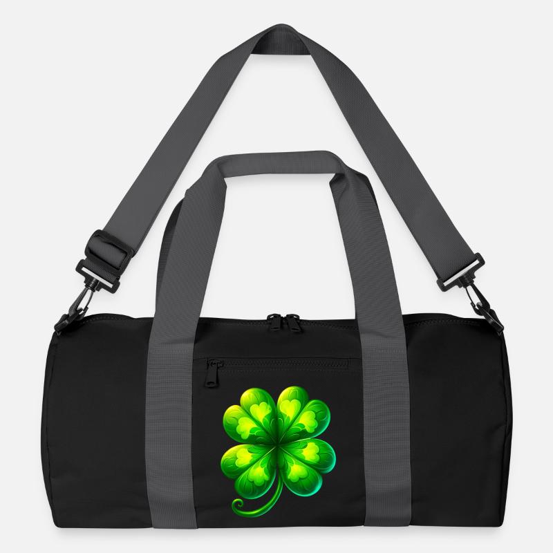 Vierblättriges Kleeblatt Recycelte Duffel Bag