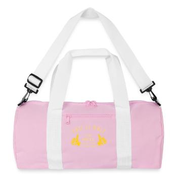 This Is What the Best Uncle Looks Like - Recycled Duffel Bag - pink/white - Front