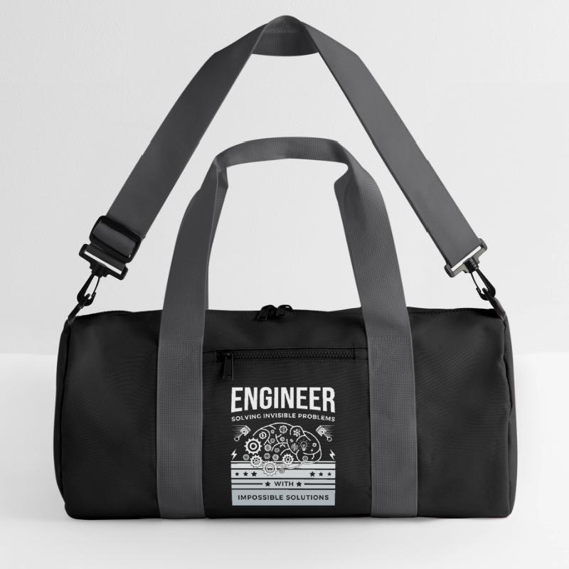ENGINEER – Solving Invisible Problems T-Shirt Recycled Duffel Bag
