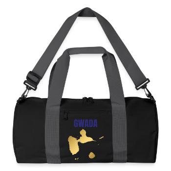 GWADA Golden Map West Indies T-shirt - Recycled Duffel Bag - black/graphite grey - Front