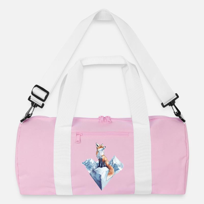 Fuchs Wintermotiv Recycelte Duffel Bag