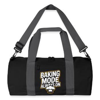 Mode de cuisson toujours activé - Sac de sport recyclé - noir/gris graphite - Devant