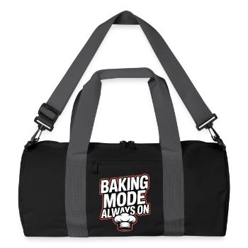Mode de cuisson toujours activé - Sac de sport recyclé - noir/gris graphite - Devant