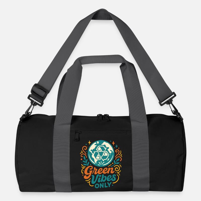 Pure green vibes Recycled Duffel Bag