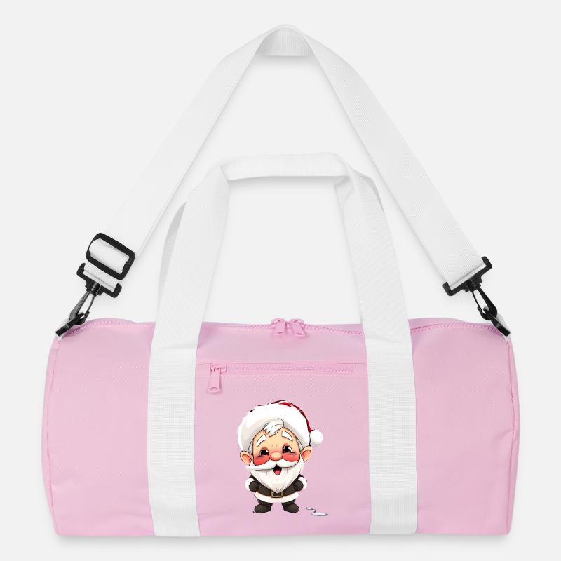 Merry Gnome Christmas Gift Idea Gnome Recycled Duffel Bag