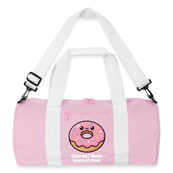 Meme du donut riant qui dit - Sac de sport recyclé - rose/blanc - Devant